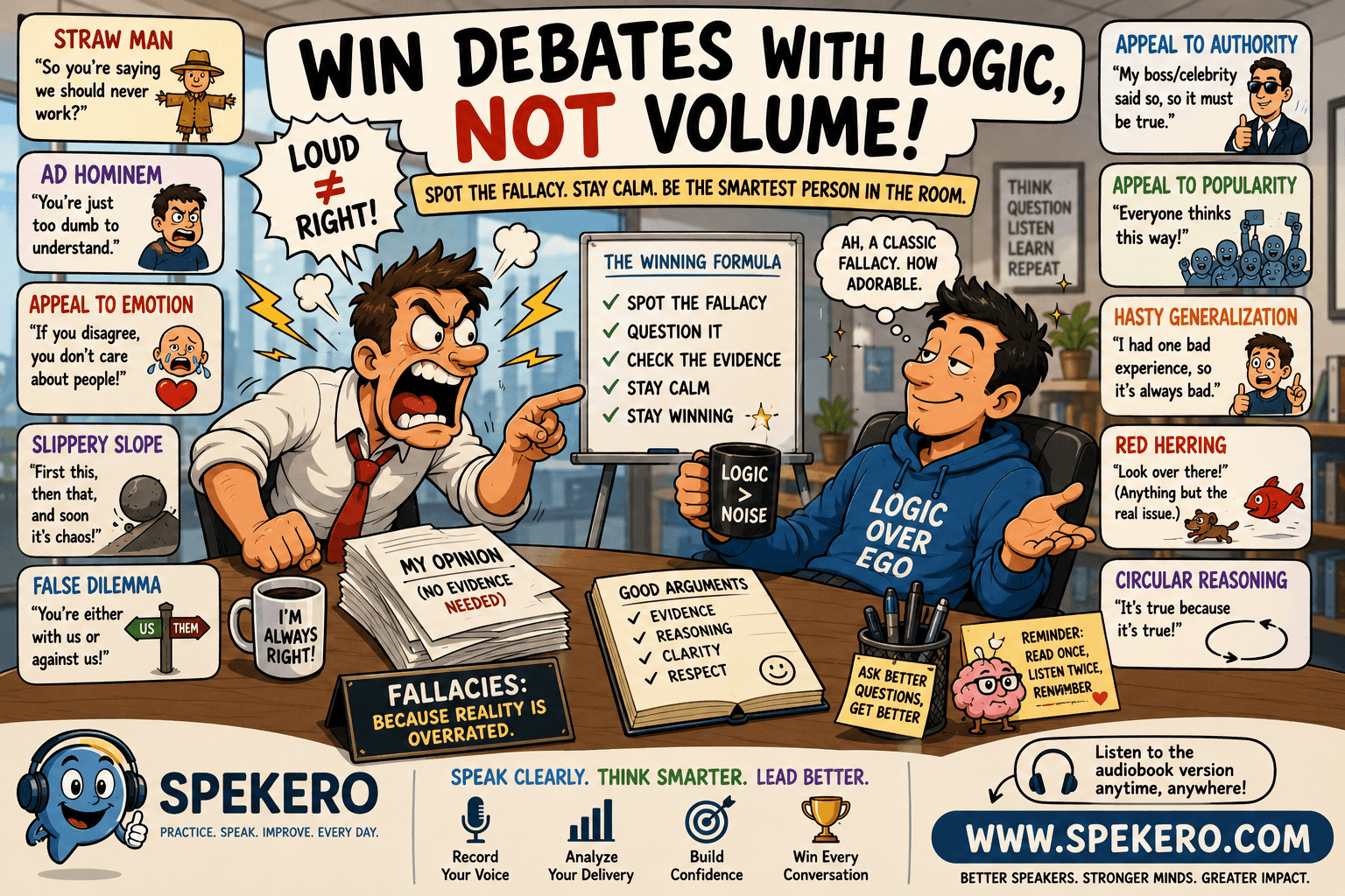 Why bad arguments often sound convincing in a debate