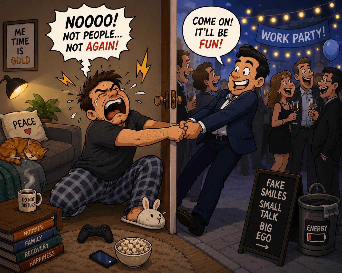 Why people feel guilty about skipping work social events