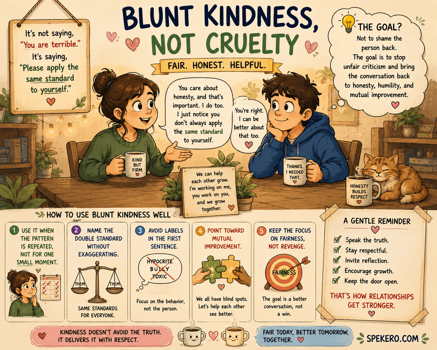 How to be honest without being mean when speaking directly