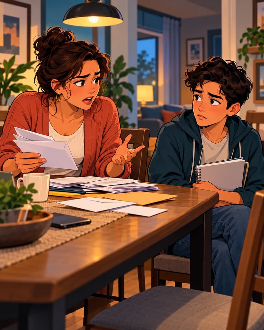 Parents Sharing Adult Problems With Children