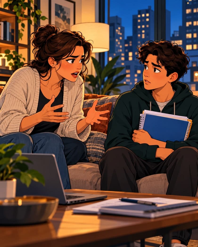 Parents Sharing Adult Problems With Children