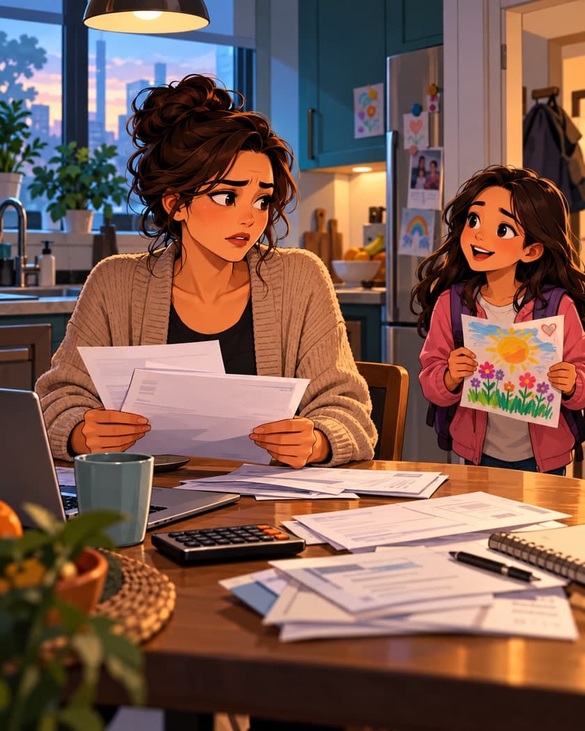 Parents Sharing Adult Problems With Children