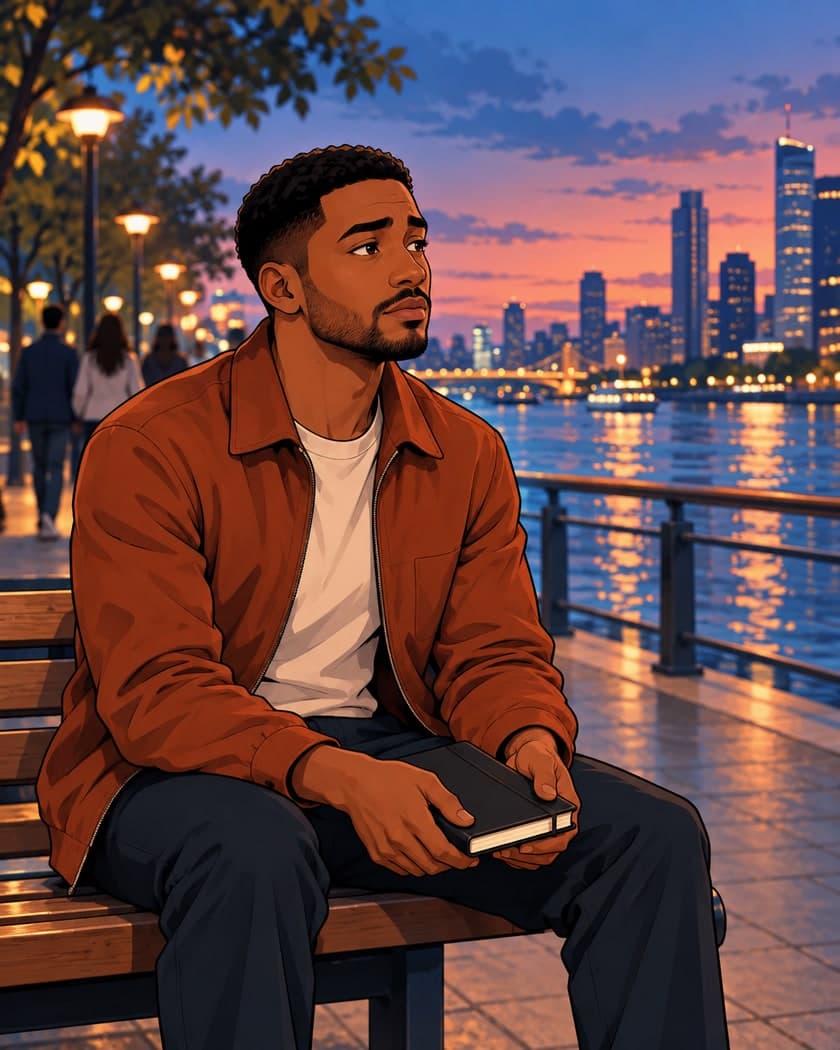 You have had an upsetting day and normally you would talk to someone, but nobody is available. You feel full of thoughts and do not know what to do with them.