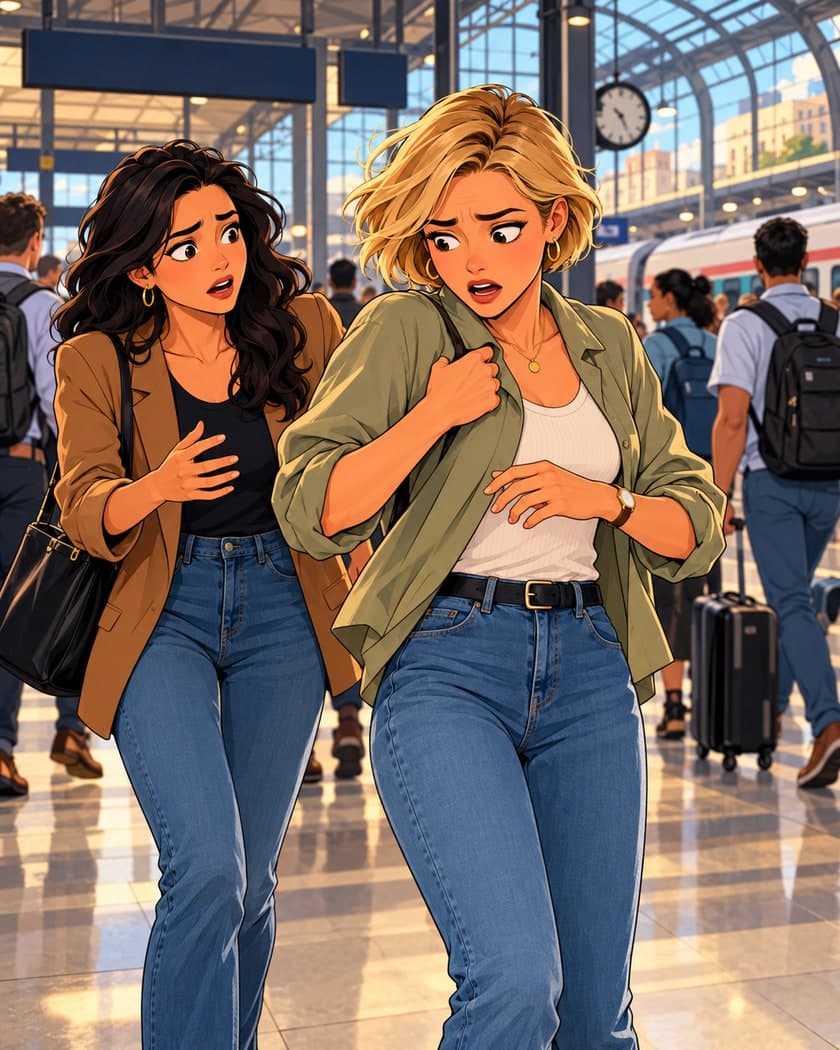 Your bag is stolen while you are out, and your passport is inside it. You feel panicked because you need the passport and do not know what to do first.