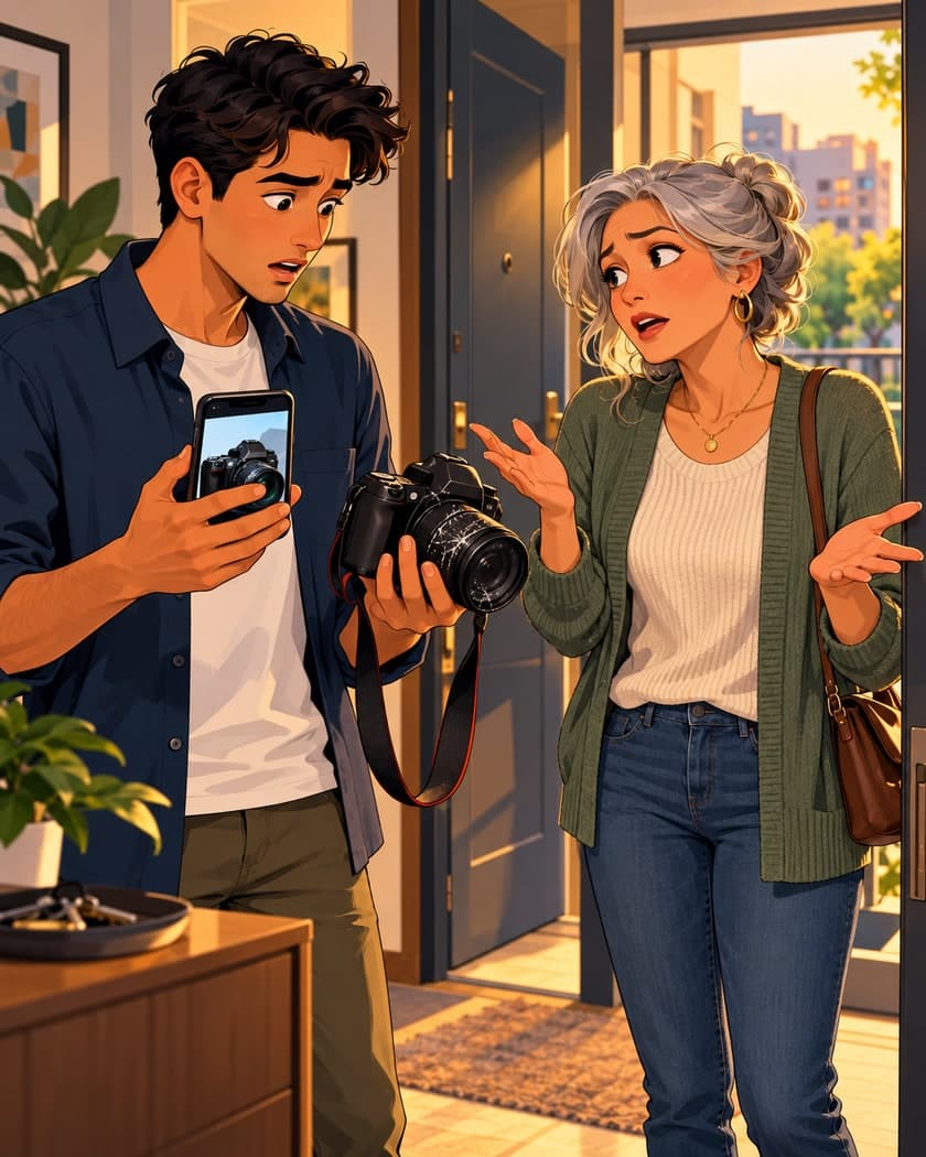 Someone borrowed something valuable from you and returned it damaged. They say it was already like that, but you have a photo showing it was not.