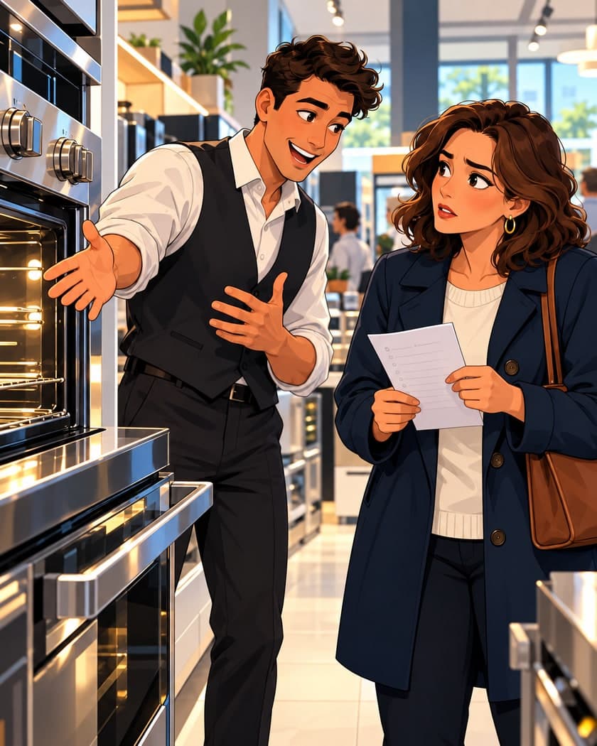 Someone pressures you to make a quick decision about buying something expensive. They say the offer disappears today and you will regret waiting.