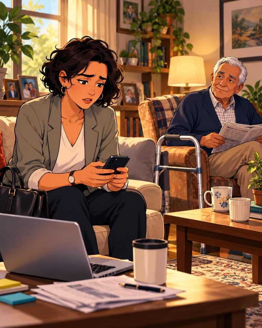 You and a sibling agreed to share care responsibilities for a parent. Your sibling keeps cancelling at the last minute, which leaves you exhausted and affects your job.