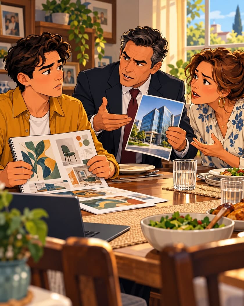 Your relatives keep pushing you towards a career path they respect, even though you have researched a different path that fits your skills better. They say you will regret not listening to them.
