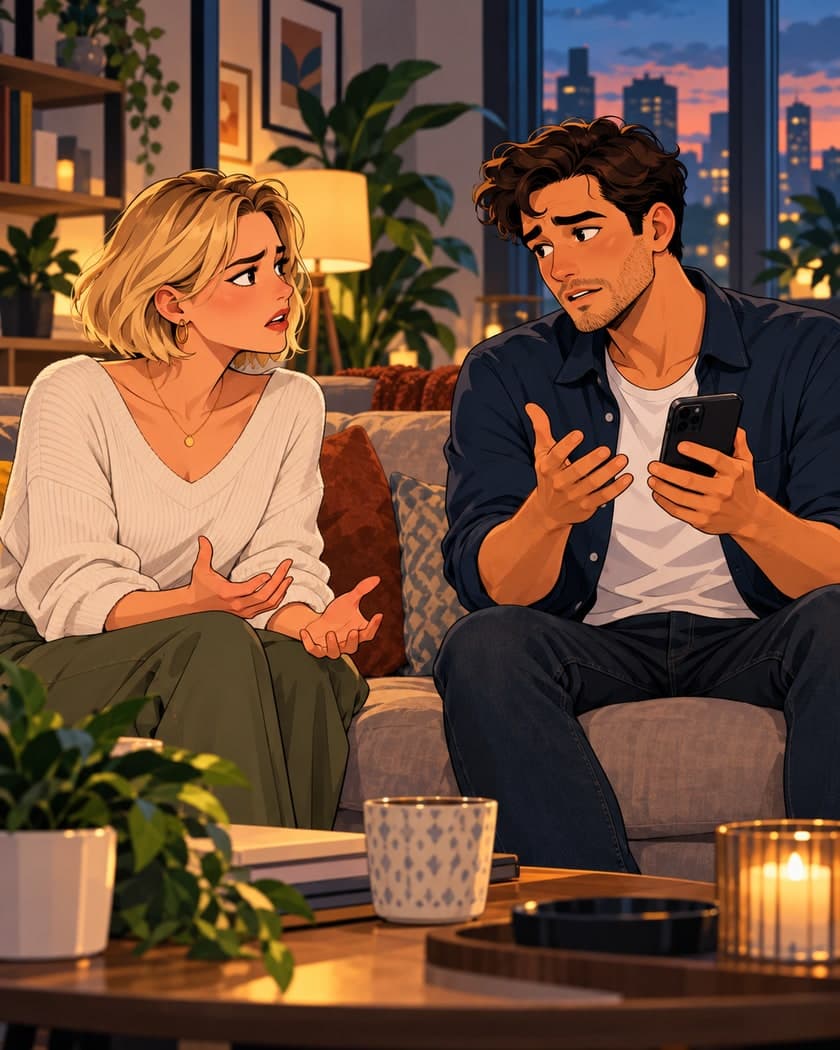 You discover your partner has checked your private messages because they felt insecure. They apologise, but also say partners should have nothing to hide.