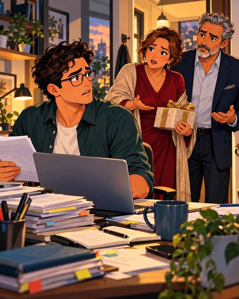 Your family expects you to attend an important gathering, but it clashes with a work deadline you cannot easily move. They say you are choosing work over family.
